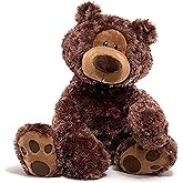 GUND Philbin Classic Teddy Bear, Premium Stuffed Animal for Ages 1 and Up, Chocolate Brown, 18”