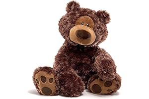 GUND Philbin Classic Teddy Bear, Premium Stuffed Animal for Ages 1 and Up, Chocolate Brown, 18”