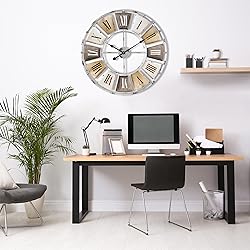 Sorbus Decorative Large 24-Inch Wall Clock for