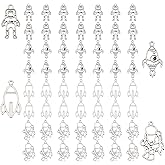 SUNNYCLUE 1 Box 60Pcs 4 Styles Spaceman Enamel Charms Pendants Astronaut Rocket Charms for Bracelet Necklace Earrings Jewelry Making