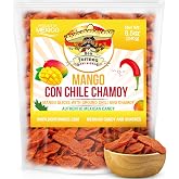 Chili Chamoy Mango Slices 16oz - Bulk Mexican Candy Sweet Spicy Dried Fruit | Soft chewy mango coated in tangy chamoy &amp; chile. Authentic dulce mexicano enchilado. Resealable bag.
