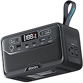 2026 Portable Power Station 28000mAh LiFePO4 Battery, Solar Power Bank with AC Outlet 100W/110V, USB-C PD Two-Way Fast Charging Samll Generator for Laptop, Camping, Home, Office, TSA Approved