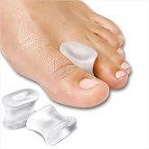 NatraCure Gel Toe Spacers 12 Pack - Helps with Bunions, Corns, Blisters, Rubbing &amp; Overlapping Toes - Toe Separators for Women &amp; Men to Correct Toes
