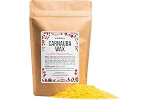 Carnauba Wax | For Wood, Furniture and Leather Finishing | Use in Homemade Balms and Other Skin Care | 100% Pure Carnauba Wax Flakes | Food Grade | Vegan Wax | 1 LB (16 oz) by Better Shea Butter