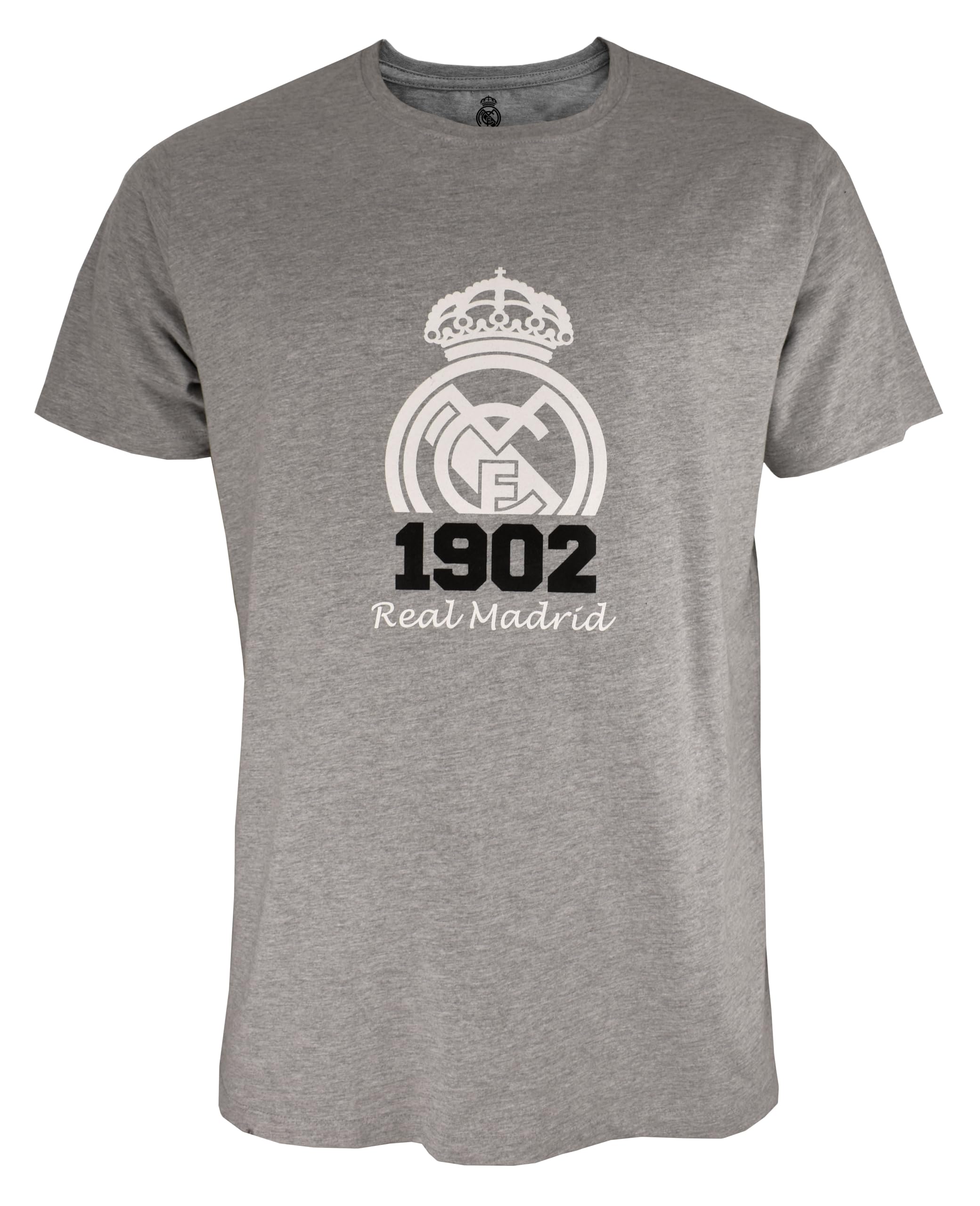 R ROGER'S Real Madrid T-Shirt Grey - Adult (M)