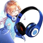 Nakano Miku Bluetooth Headphones,Miku Headphones,The Quintessential | Quintuplets Manga Cartoon Cosplay Props,Folding Hi-Fi Stereo Headphone for Cosplay,Family Leisure, Party, Travel