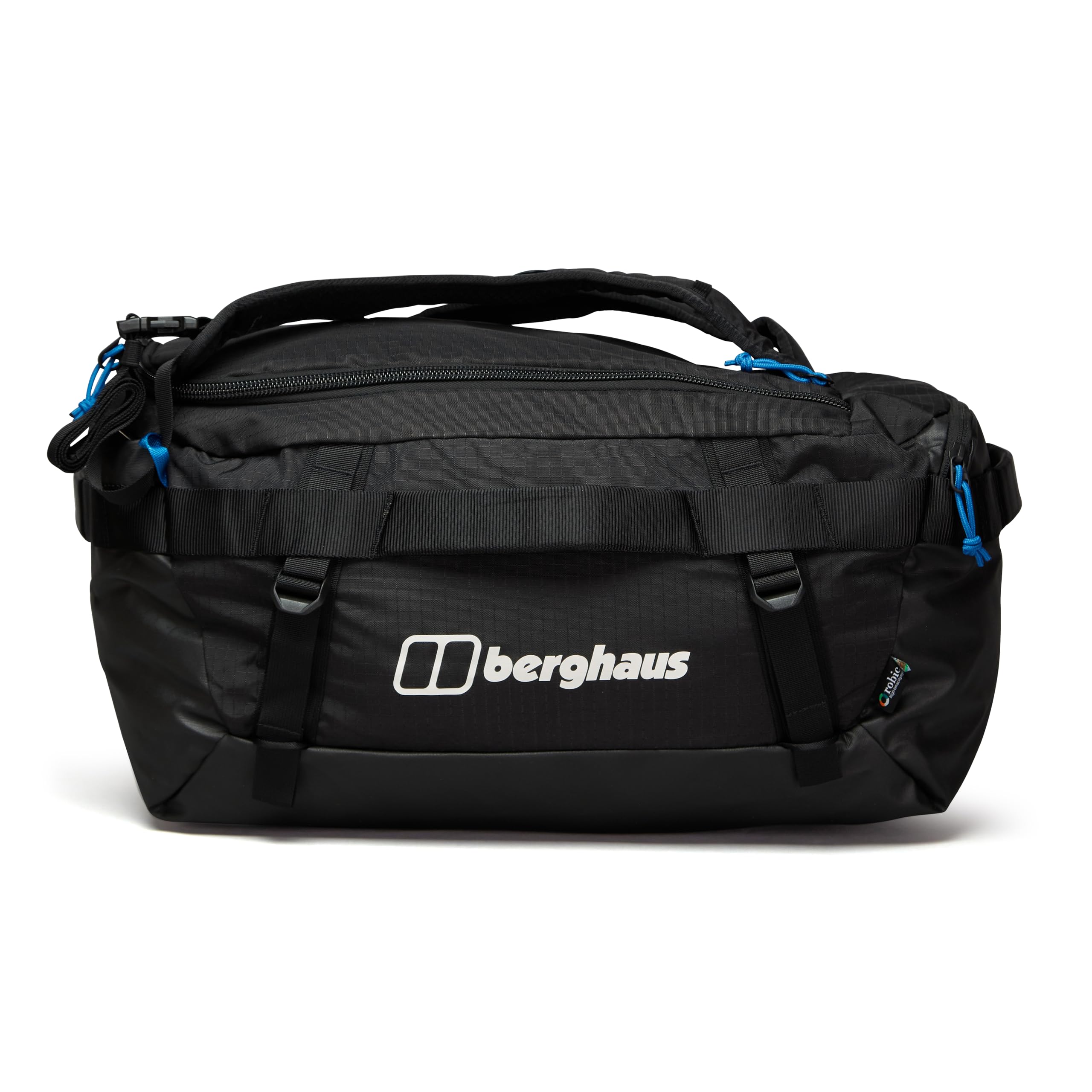 Berghaus Unisex Xodus Travel Holdall 40l Bag | Durable | Shoulder Straps Travel Holdall, Black/Black, One Size