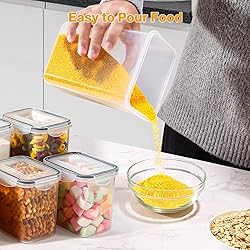 YASHE Airtight Pantry Storage Containers Set of