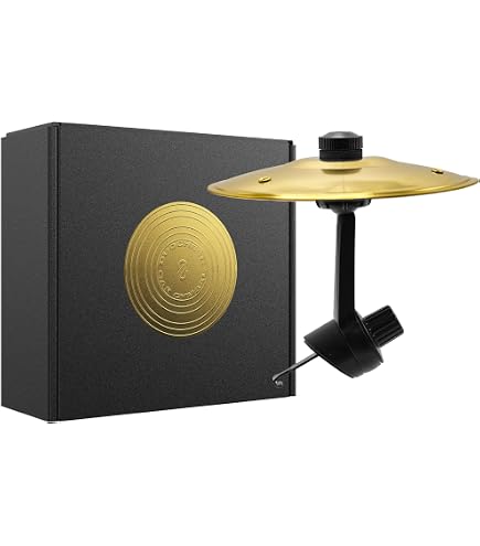 Mini Batterie Voiture Zernblend Or - Cymbales Crash Pour Conduit D'Aération - Tambour Auto Amusant