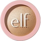 e.l.f. Halo Glow Silky Powder Highlighter, Long-Lasting Luminous Finish, Cake-Resistant With Micro-Shimmer, Vegan &amp; Cruelty-Free, Prosecco Poppin'