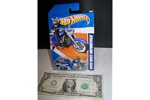 TINFLYPHY Hot Wheels - Blue Motorcycle #8 - Boss Hoss #166 Police - HW Main Street - 2011 ,#G14E6GE4R-GE 4-TEW6W201689