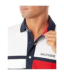 Tommy Hilfiger Mens Adaptive with Magnetic Buttons