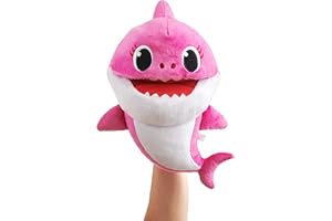 Pinkfong Baby Shark Song Puppet with Tempo Control - Mommy Shark - Interactive Preschool Plush Toy - by WowWee