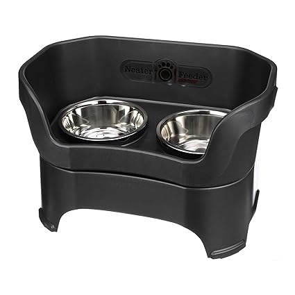 Buy Neater Feeder Deluxe Midnight Black Large Dog Online At Low