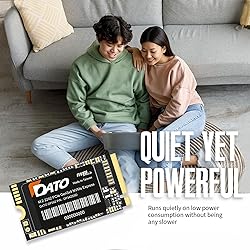 DATO M.2 2242 SSD 512GB, PCIe Gen3 x4 NVMe 1.3