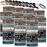Unittype 240 Pcs Bible Verse Silicone Bracelets Bulk Scripture Rubber Wristbands Religious Church Gifts for Church Women Men Birthday Easter Baptism Favors(Classic Color)