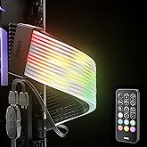 Asiahorse Aurora Pro Argb PSU Cover with 108 Addressable LEDs, Aurora Argb Power Cable Cover for Motherboard and Gpu Pc Power