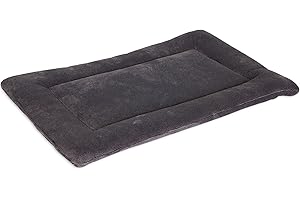 Petmate Aspen Pet Rectangular Kennel Mat, Dark Gray, for 28' Crates