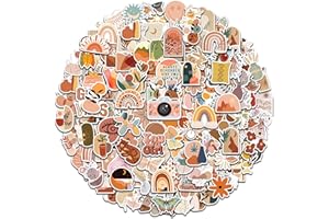 Benresive 300 Pcs Cute Stickers for Teens, Water Bottle Stickers, Preppy Boho Aesthetic Sticker Packs, Vinyl Waterproof Scrapbook Laptop Bulk Stickers for Adults Girls Kids
