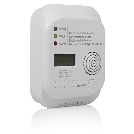 Flamingo FA370 Kohlenmonoxidmelder – Sensor mit 7 Jahren Lebensdauer – Batterie mit 1 Jahr Lebensdauer