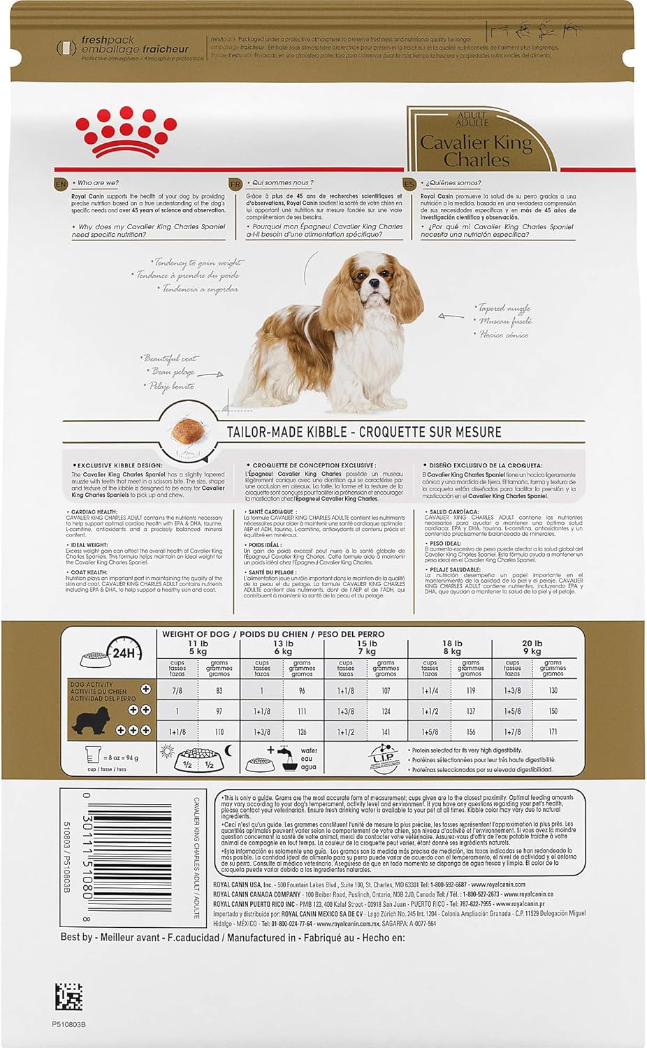 royal canin cavalier king charles spaniel 7.5 kg