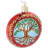 Old World Christmas Ornaments: Assortment of Trees Glass Blown Ornaments for Christmas Tree, Tree of Life