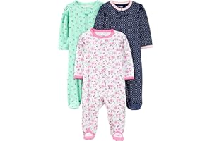 Simple Joys by Carter's Baby-Boys 3-Pack Sleep and PlayFootie