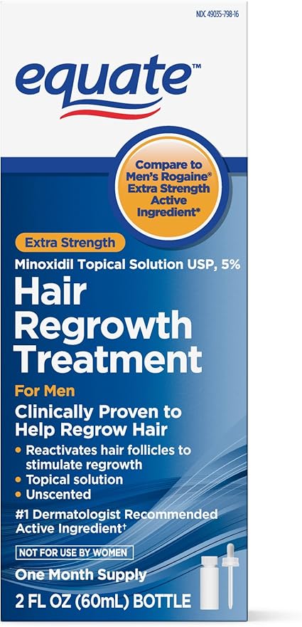 Amazon Com Equate Hair Regrowth Treatment For Men With