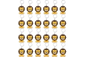 CiciBear 24 Pack Lion Party Decorations for Guests,Jungle Safari Wild Woodland Baby Shower, Kids Birthday Party Favor