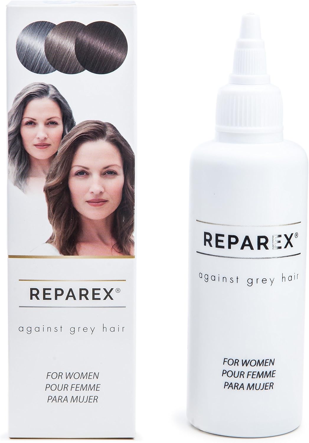 Gray Hair Formula For Natural Hair Color Restoration By Reparex