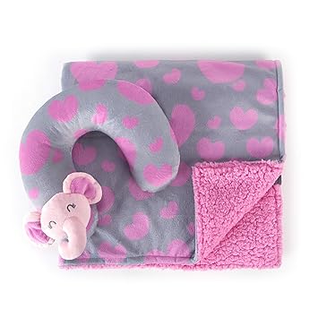 Amazon Com Tadpoles Tadpoles Travel Pillow Blanket Set