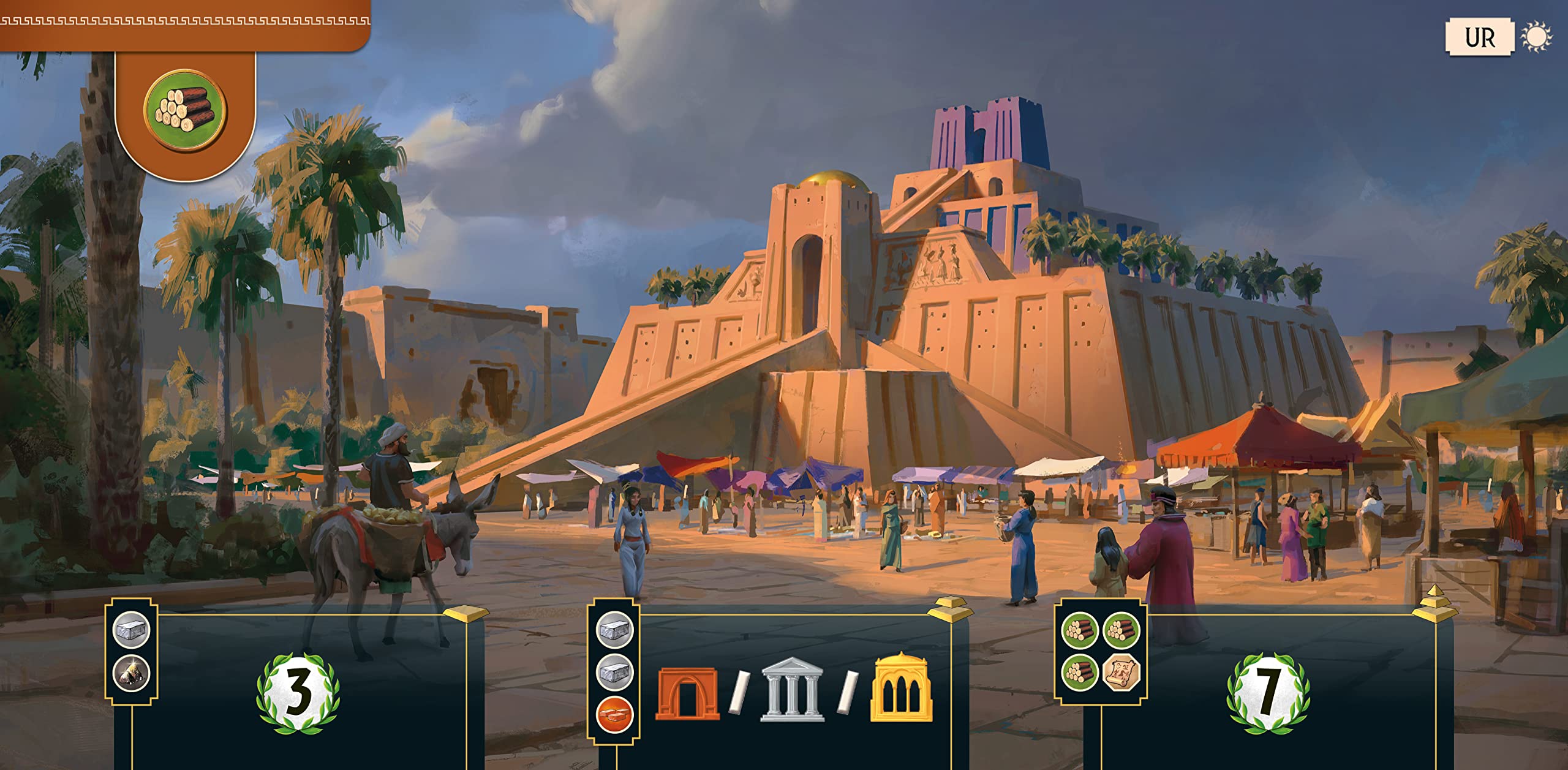 Asmodee | Repos Production | 7 Wonders – Edifice | Erweiterung | Kennerspiel | Strategiespiel | 3-7 Spieler | Ab 10+ Jahren | 30 Minuten | Deutsch 3