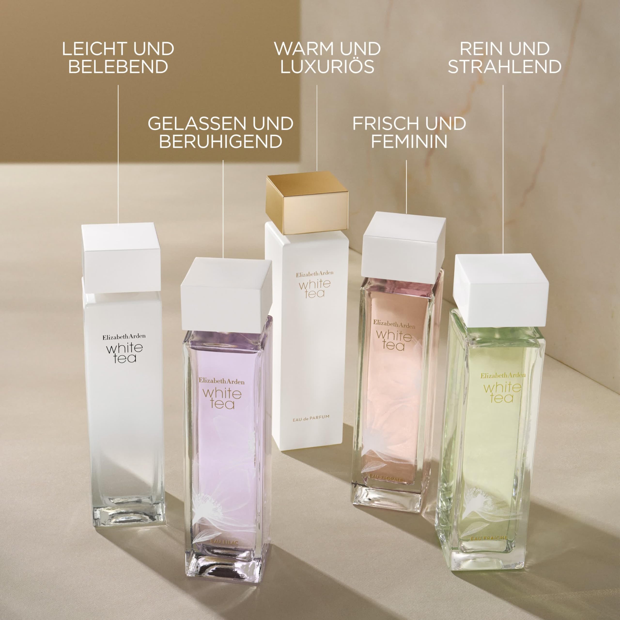 Elizabeth Arden - White Tea, Eau de Toilette Spray, Parfüm mit italienischer Mandarine, Weißer Tee-Extrakt und Madrasholz, blumig, feminin und süß, weiche Wärme, Parfüm für Damen - 100 ml 9