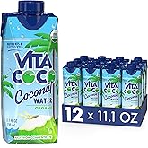 Vita Coco Coconut Water, Pure Organic | Refreshing Coconut Taste | Natural Electrolytes | Vital Nutrients | 11.1 Oz (Pack Of 12)
