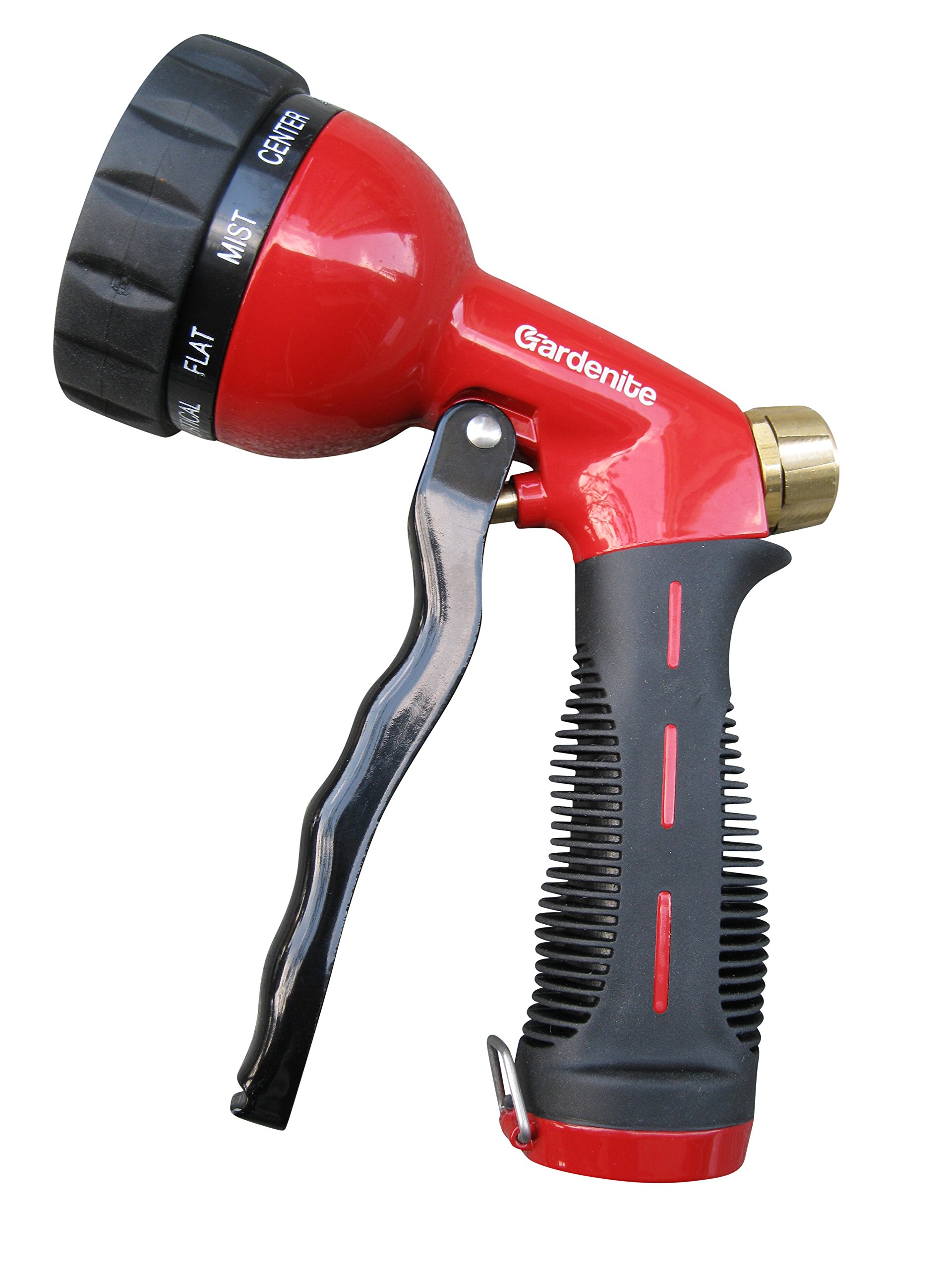 Garden Hose Nozzle / Hand Sprayer Heavy Duty 10 Pattern Metal