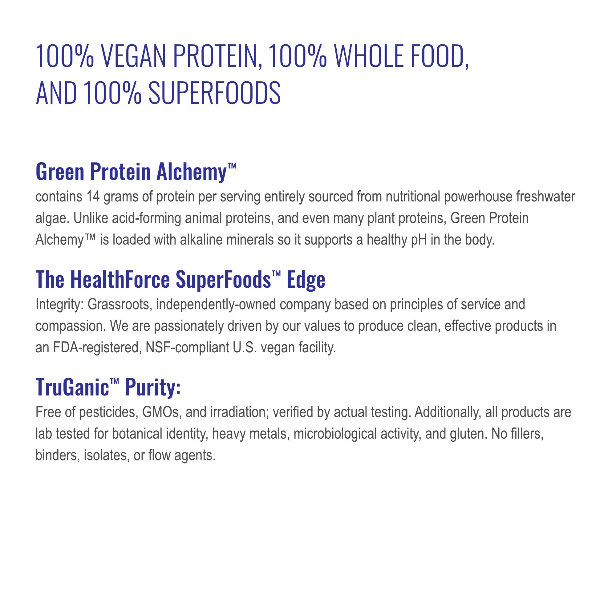 Healthforce Superfood Green Protein Alchemy - 500 g Powder