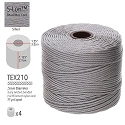 The Beadsmith S-Lon Bead Cord – .5 mm Twisted