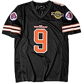 90s Football Jersey for Party,Bobby Boucher #9 The Waterboy Sandler 50th Anniversary Movie Football Jersey
