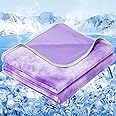 inhand Cooling Throw Blanket (50"x60"), Cooling Blankets for Hot Sleepers, Absorbs Heat to Keep Adults Cool for Summer Nights Sweats, Thin Cold Lightweight Blanket for Couch Bed, All Season Use