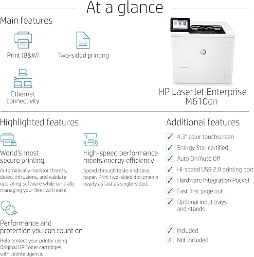 hp laserjet m610dn
