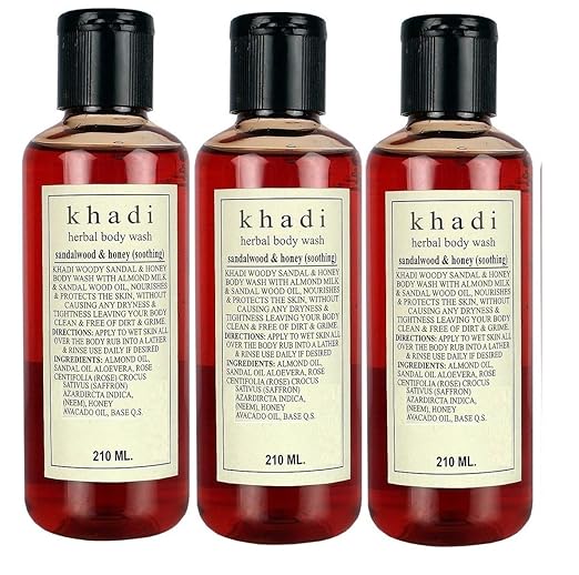 Khadi Sandalwood & Honey Soothing Body 630ml