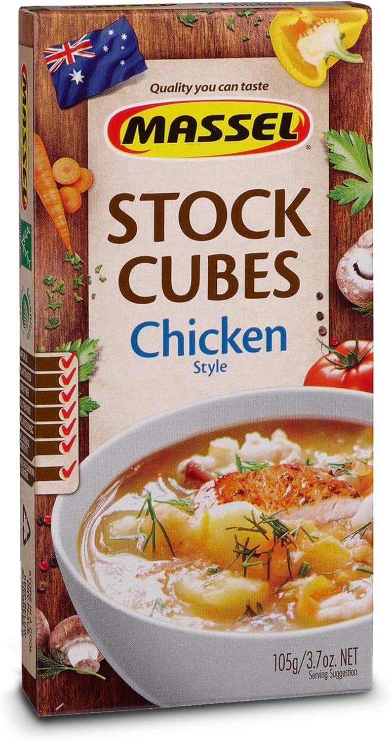 Massel, Stock Cubes GlutenFree, Chicken Style Broth 105g, Pack of