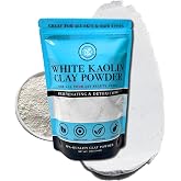 Bare Essentials Living - White Kaolin Clay Powder (12oz) 100% Natural White Powdered Clay for Seed Bombs, White Clay Mask, Chafing Body Powder, Soap, Bath Bomb, Deodorant, Kaolin Clay for Gardening