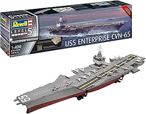 Revell- USS Enterprise CVN-65 Accesorios, Color Plateado (RV05173)