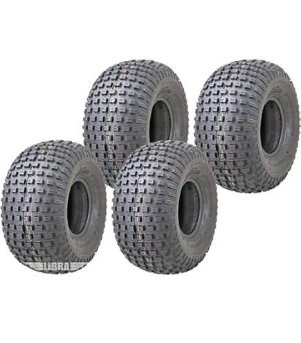 Amazon.com: Set of 2 Deestone D929 ATV Knobby Tire 22x11-8