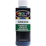 DyeCraft Green Food Coloring (LARGE 4 oz Bottle) Odorless, Tasteless, Edible - Perfect for Baking, Cooking, Arts & Crafts, De