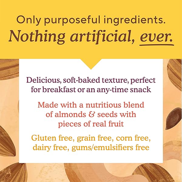 SIMPLE MILLS NUTTY BANANA BREAD SOFT BAKED ALMOND FLOUR BARS, 5.99 OZ