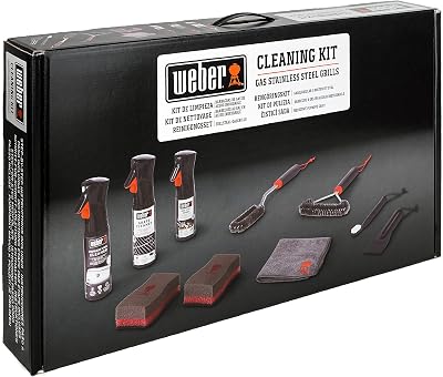 Weber Cleaning Kit for Stainless Steel Gas Barbecues 300ml Grate Cleaner