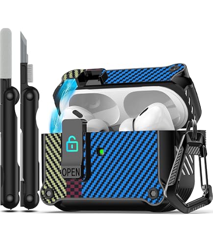AirPods Pro 1/2 Hülle – Transparent, TPU, Mit Reinigungsset & Anti-Verlust-Band