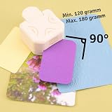 Vaessen Creative 3-in-1 Corner Rounder Punch 4/7/10 mm Card Making Supplies view 4
